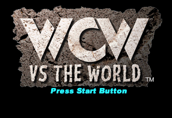 WCW vs The World Title Screen